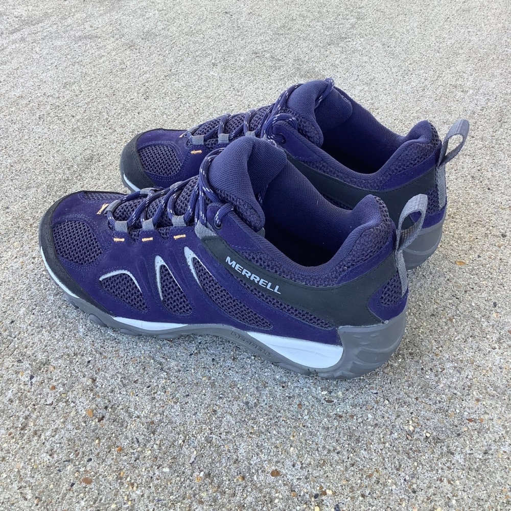 Merrell Alverstone Womens Hiking Shoes Purple Suede Mesh Low Top J037616‎ 9.5 - Picture 7 of 16